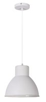 DEREK Rabalux - lampa závesná - biely kov - ø 275mm