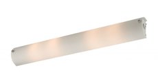 GUT Redo - lampa nástenná - biely kov/sklo+chróm - 650mm