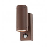 VINCE Redo - senzorová LED lampa - tmavohnedý kov+sklo