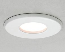 KAMO Astro - svetlo do kúpeľne - biely kov - IP65 - ø 83mm