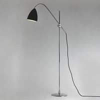 JOEL Astro - stojanová lampa - 1210-1700mm - čierno-chrómová