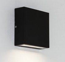 ELIS Astro - nástenná LED lampa - exteriér - čierny kov 