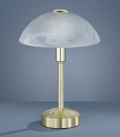 DONNA Trio - stolná dotyková LED lampa - mosadz/sklo - 300mm