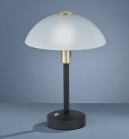 DONNA Trio - stolná dotyková LED lampa - čierny kov - 300mm