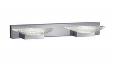 HELEN Trio - LED lampa do kúpeľne - 430mm - chróm/akryl