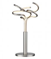 SALINA Trio - stolová LED lampa - 500mm - nikel/akryl