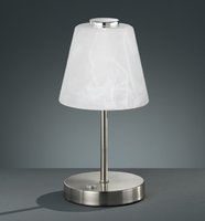EMMY Trio - LED lampa dotyková - 245mm - nikel+sklo