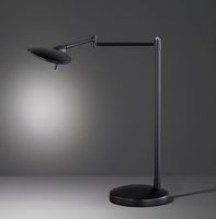KAZAN Trio - stolná LED lampa dotyková - čierny kov - 460mm