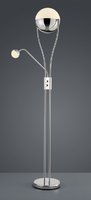CHRIS Trio - stojacia LED lampa - praskané sklo+kov - 1800mm