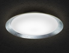 VANCOUVER Trio - LED lampa - biele+strieborné sklo - ø 400mm