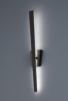 ZITA Trio - nástenná LED lampa - matný čierny kov - 600mm