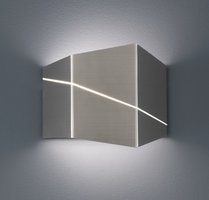 ZORRO Trio - nástenné LED svietidlo - 180x145mm - kov/nikel