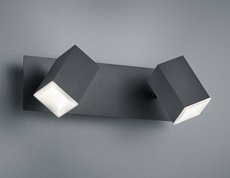 LAGOS Trio - bodové LED svetlo - čierny kov+akryl - 300mm