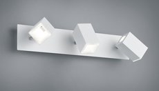 LAGOS Trio - bodové LED svetlo - biely kov+akryl - 450mm