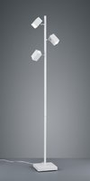 LAGOS Trio - stojanová LED lampa - biely kov+akryl - 1540mm