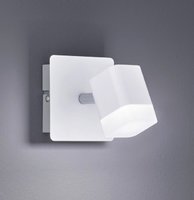 ROUBAIX Trio - nástenný LED spot - biely kov + akryl