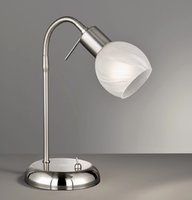 ANTIBES Trio - stolová lampa - kov/sklo - 400mm