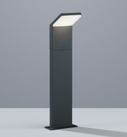 PEARL Trio - stĺpiková LED lampa - antracitový kov - 500mm