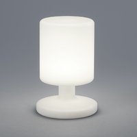 BARBADOS Trio - LED lampa do exteriéru - USB - biely plast