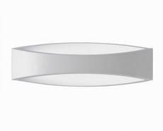 EIGHER Redo - LED lampa nástenná - 250mm - biely hliník