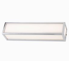 EGO Redo - nástenné svetlo do kúpeľne - 360mm - chróm+sklo