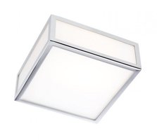 EGO Redo - stropná LED lampa do kúpeľne - 180mm - chróm+sklo