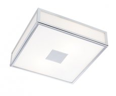 EGO Redo - stropná LED lampa do kúpeľne - 280mm - chróm+sklo