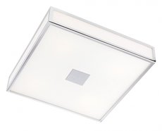 EGO Redo - stropná LED lampa do kúpeľne - 380mm - chróm+sklo
