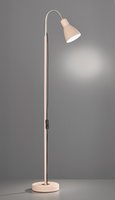 LOLLAND Honsel - stojanová lampa - ružový kov+nikel - 1210mm
