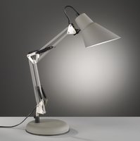 HYDRA Honsel - lampa na stôl - šedý kov/nikel - 520mm