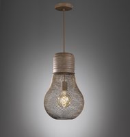 BIRNE Honsel - industriálna lampa závesná - hrdzavý kov