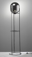 REGI Honsel - stojacia lampa - kov+dymové sklo - 1700mm