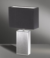 BERT Honsel - stolná lampa - strieborno-antracitová - 500mm