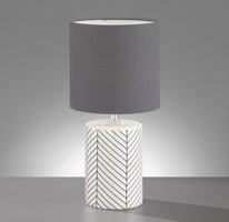 PEAK Honsel - stolné svietidlo - keramika/textil - 390mm