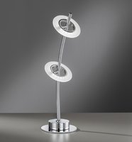 BAMBUS Honsel - stolová LED lampa - 500mm - chróm/akryl
