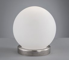 ANTONY Honsel - lampa na stôl - sklo+antický nikel - ø 250mm