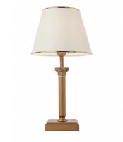 IMPERIA Redo - lampa stolná- kov/živica/bronz/textil - 550mm