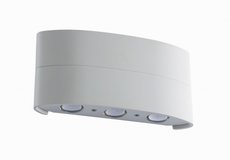 FABO Redo - LED svetlo nástenné exteriérové - 185mm - biele