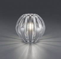 PUMPKIN Trio - stolová lampa - strieborný akryl - ø 230mm