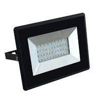 30W LED Reflektor SMD E-Series Black telo prírodná biela