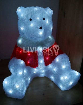 Vianočné osvetlenie medved - NOEL MEDVED