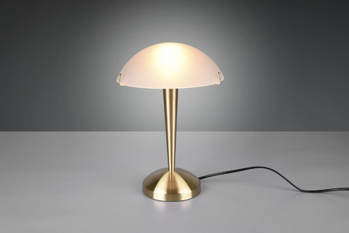 Pilz - stolová lampa dotyková stmievateľná - matná mosadz - R59261008