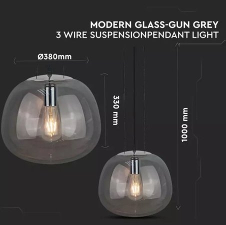 3888 závesné sklenené svietidlo light modern glass gray 3  ф380mm - Snímka obrazovky 2021-11-22 121658