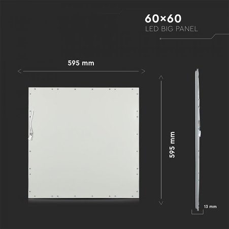 Led panel 29w 600x600mm a ++ 120 lm / watt denná biela - 62406-d_434