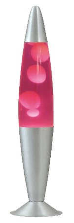 Lollipop 2 - lampa lávová - ružová - 420mm