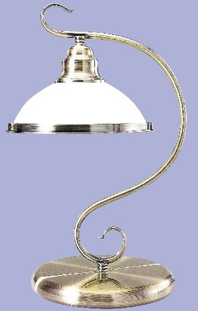 Elisett - stolová lampa rustikálna - bronz