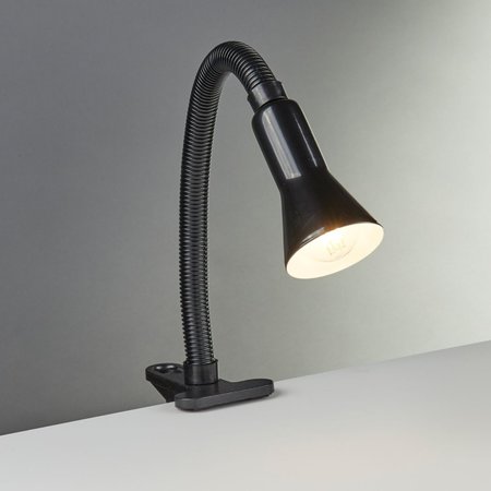 Desk Partners - štipcová lampa čierna - 300mm