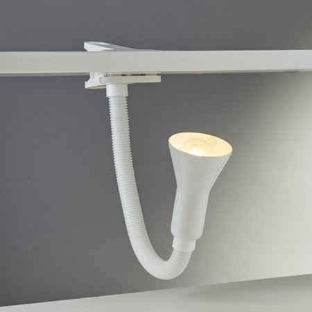 Desk Partners - štipcová lampa biela - 300mm