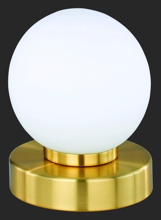 PRINZ - TRIO-stolná lampa dotyková-stmievateľná-matná mosadz