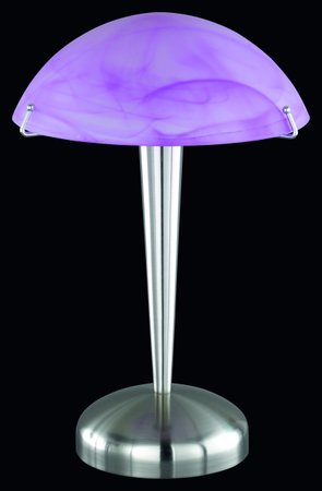 PILZ - stolová lampa dotyková stmievateľná - fialové murano